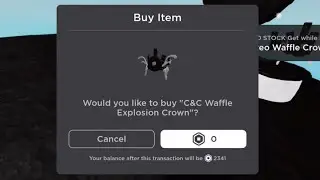 Sniping C&C Waffle Explosion Crown UGC LIMITED (FREE)