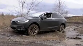 Tesla impresses with its cross-country ability! Off-road testing!