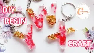 DIY Epoxy Resin Craft  | Making Alphabet Letter Keychains | Simple Resin Crafts For BEGINNERS