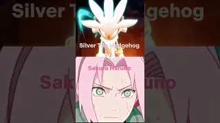 Silver The Hedgehog Vs Sakura Haruno#edit #sonic #naruto