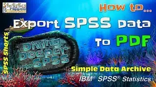 Export SPSS Output to a PDF