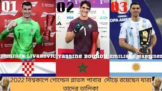 2022 বিশ্বকাপে গোল্ডেন গ্লাভস পাবার দৌড়ে রয়েছে যারা তাদের সংক্ষিপ্ত তালিকা |Golden Gloves