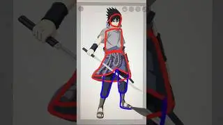 Drawing Sasuke Uchiha✨