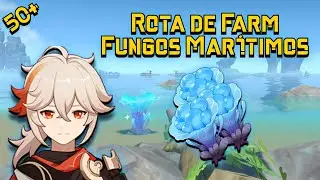 [Desatualizado] Rota de Farm Fungos Marítimos- Genshin Impact -