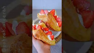 crispy pastry sando strawberry 🍓