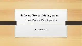 Test Driven Development (TDD) in Software Project Management