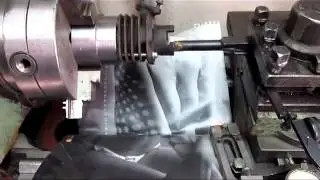Расточка  цилиндра скутера на токарном станке