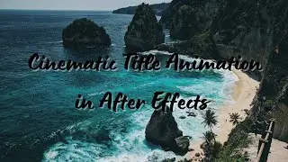 Cinematic Title Animation in After Effects #tranding #animation #cinematic  #aftereffects