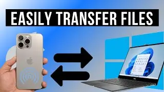 Airdrop on Windows | Transfer data Pc to iPhone with Airdrop
