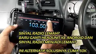 Penguat Sinyal Radio Antena Mobil | Sinyal Booster | Penguat Sinyal untuk Headunit Android