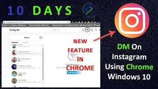 Instagram New DM Feature In Chrome (2020)