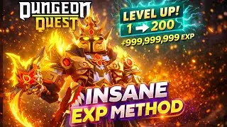 Dungeon Quest - How to Farm EXP Fastest Way!