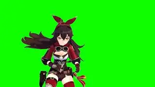 [GENSHIN IMPACT] Amber - Persona 4 "Specialist" (Green Screen)
