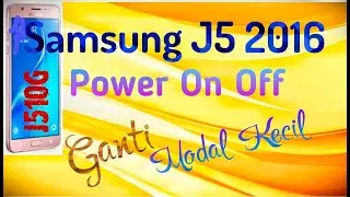 how to fix samsung j5 2016 on off button broken / missing power button 