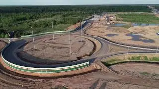Строительство М11: Развязка на пересечении с дорогой Новоселицы — Папоротно