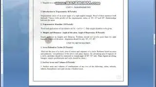 CBSE Class 10 Maths Syllabus 2020-2021