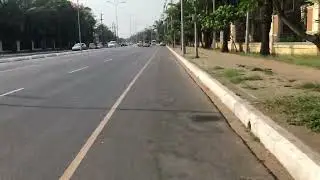 Landscape POV Biking -  Mindama Road, Yangon