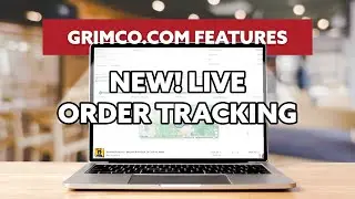 Grimco.com Account Features - Order Tracking Feature