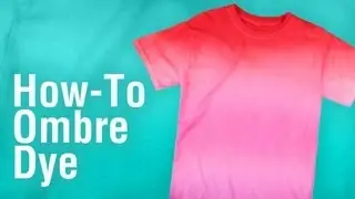 DIY Ombre Tie-Dye Technique using Tulip One-Step Dye!