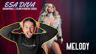 Analizo la actuación de MELODY en la SEMI 1 DE EUROVISIÓN 2025 | Esa Diva, Spain