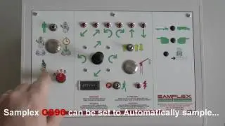 Samplex CS90 Video from TekPro Ltd - Including Auto Sampling Features