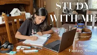 STUDY WITH ME | 1 Hour | Fantasy Music