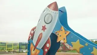 Детская площадка в п.  Большевик Сунского района
