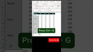 Fill blank cells in Excel.