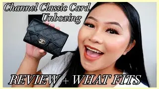 CHANEL CLASSIC CARD HOLDER IN GRAINED CALFSKIN UNBOXING 2020