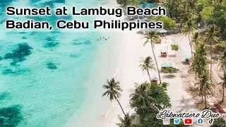 Lambug Beach Sunset | Crystal Clear Water Beach in Badian, Cebu Philippines