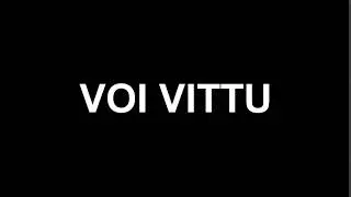 Legendaarinen Voi Vittu Sound Effect