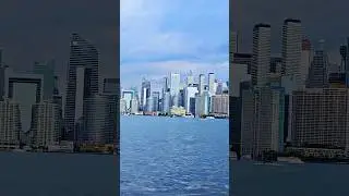 City of Toronto Canada view from Toronto island