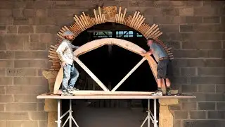 TRANSFORMATION D'UN GARAGE EN JARDIN -UNE IMMENSE ARCHE EN BRIQUES -PART 4