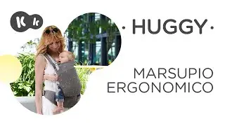 Marsupio ergonomico HUGGY Kinderkraft fino ai 20 kg