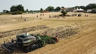 AUTONOME Bodenbearbeitung // AgXeed Claas Amazone Vorführung