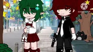 Look behind you~ || MHA || bakudeku || meme || villain katsuki & cross dresser izuku || Adult Au ||