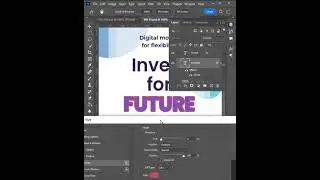 create outline text in photoshop #shorts #trendingadobe