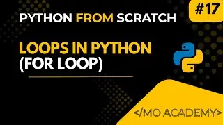 Python For Loop Explained | Iterate Lists, Strings & Ranges | MO Academy 2025–2026
