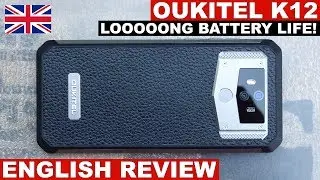 Oukitel K12 Review: Battery Juice for a WEEK! (English)