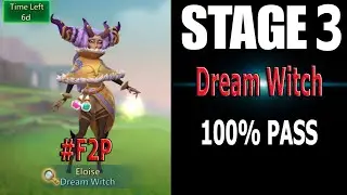 Lords Mobile Dream Witch Limited Challenge Stage 3 | Saving Dreams Stage 3 | March 2024