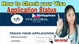 How To Track Visa Application Status Online VFS GLOBAL 2022! 