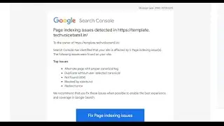 Index Page Google Issue Solve | Google Search Console Index Problem Fix 2022