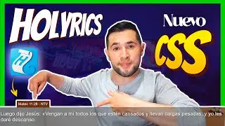 NUEVO CODIGO CSS para integrar la BIBLIA de HOLYRICS en OBS