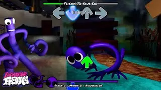 Rainbow Friends | FNF mod - Ourple VS All Ourple | Friday Night Funkin Mod Roblox