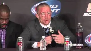 UFC 167: St-Pierre vs Hendricks Post Fight Press Conference Highlights, St-Pierre Taking Time Off
