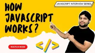 How JavaScript works? Execution context 🔥. (Hindi) 