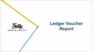Ledger Voucher Report