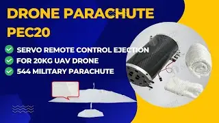 iNsight Pec20 Drone Parachute with Ejector Capsule for 20kg UAV Drone