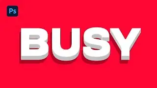 3d text in ps ||how to make 3d text in photoshop 