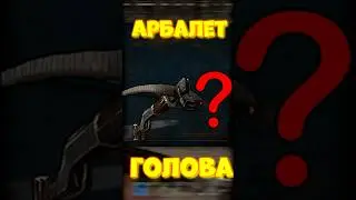 УРОН в ГОЛОВУ с АРБАЛЕТА в  игре RUST / РАСТ Арболет 